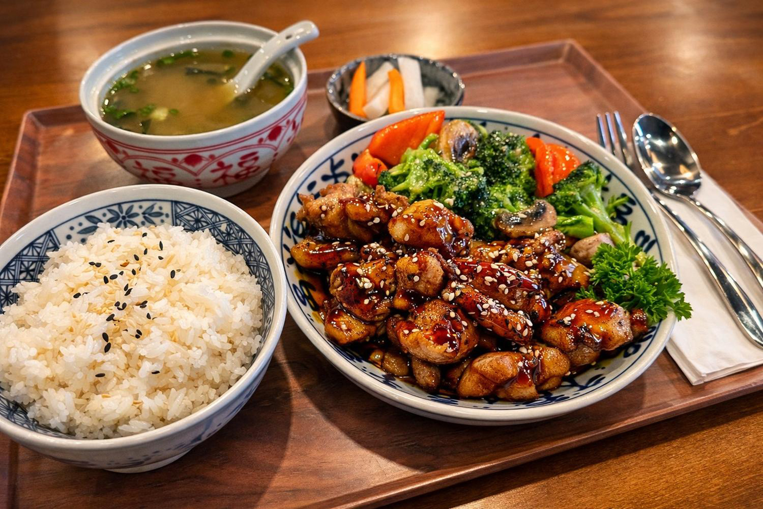 Tonkatsu Set at Chop Bento, a Asian Restaurant in Oxford