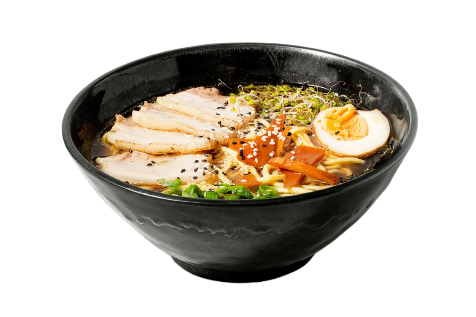Shoyu ramen with chashu and soft-boiled egg at Chopstick Ramen And Sushi, a Asian Fusion Restaurant in New Windsor