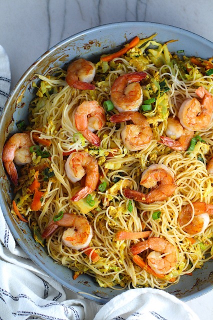 Chopsticks-Express-Chinese-Restaurant-Shrimp-Mei-Fun-Philadelphia Shrimp Mei Fun - Stir - fried rice noodles with shrimp, veggies & bean sprouts at Chopsticks Express, a Chinese Restaurant in Philadelphia