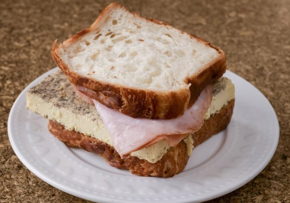 Corner-Delights-Coffee-shop-Ham-and-egg-breakfast-sandwich-Seattle Tuna sashimi at Fulin's Asian, a Asian restaurant in Spring Hill