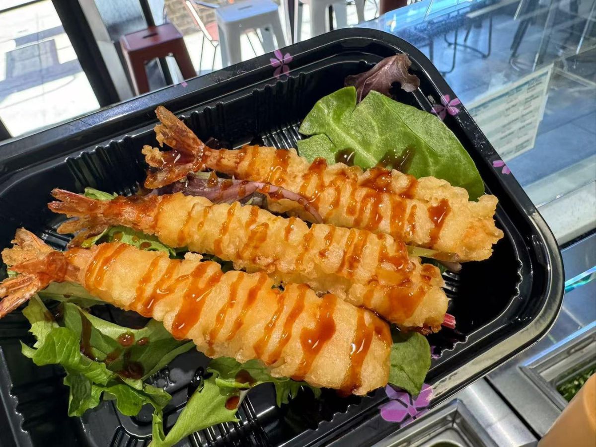 Tempura Shrimp at Poke Sushi Bowl，a Fast-Casual Poke & Sushi Bowl Restaurant in Charlottesville