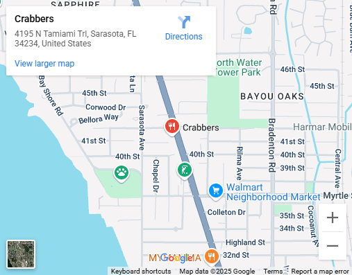 Location, 4195 N Tamiami Trl, Sarasota, FL 34234