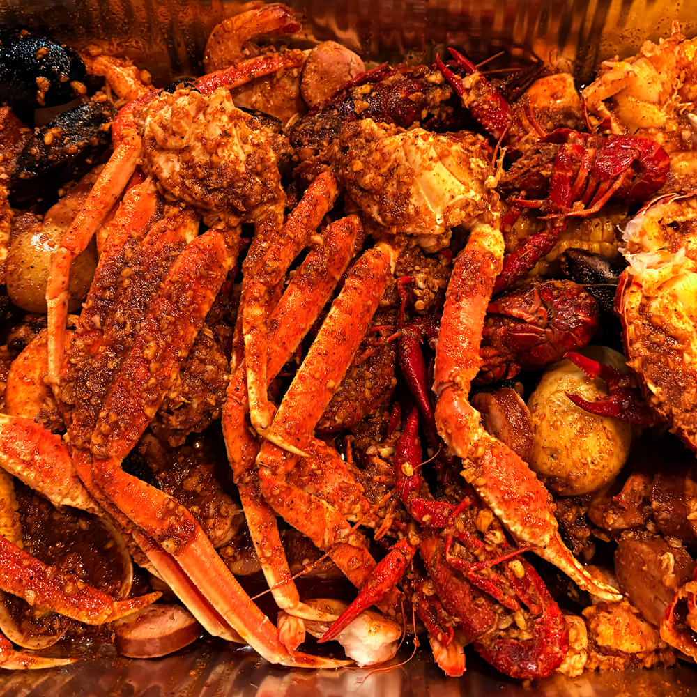 Spicy Crab Boil from Crabbers, a Seafood Restaurant in Spring Hill