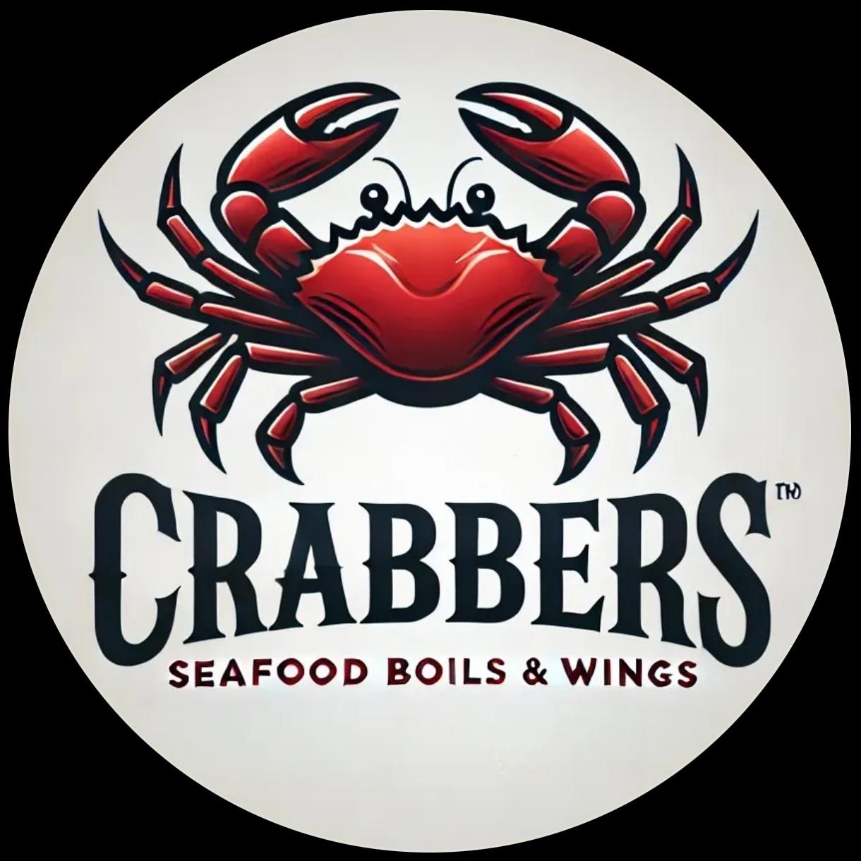 This is the restaurant logo, featuring a crab as its emblem.
