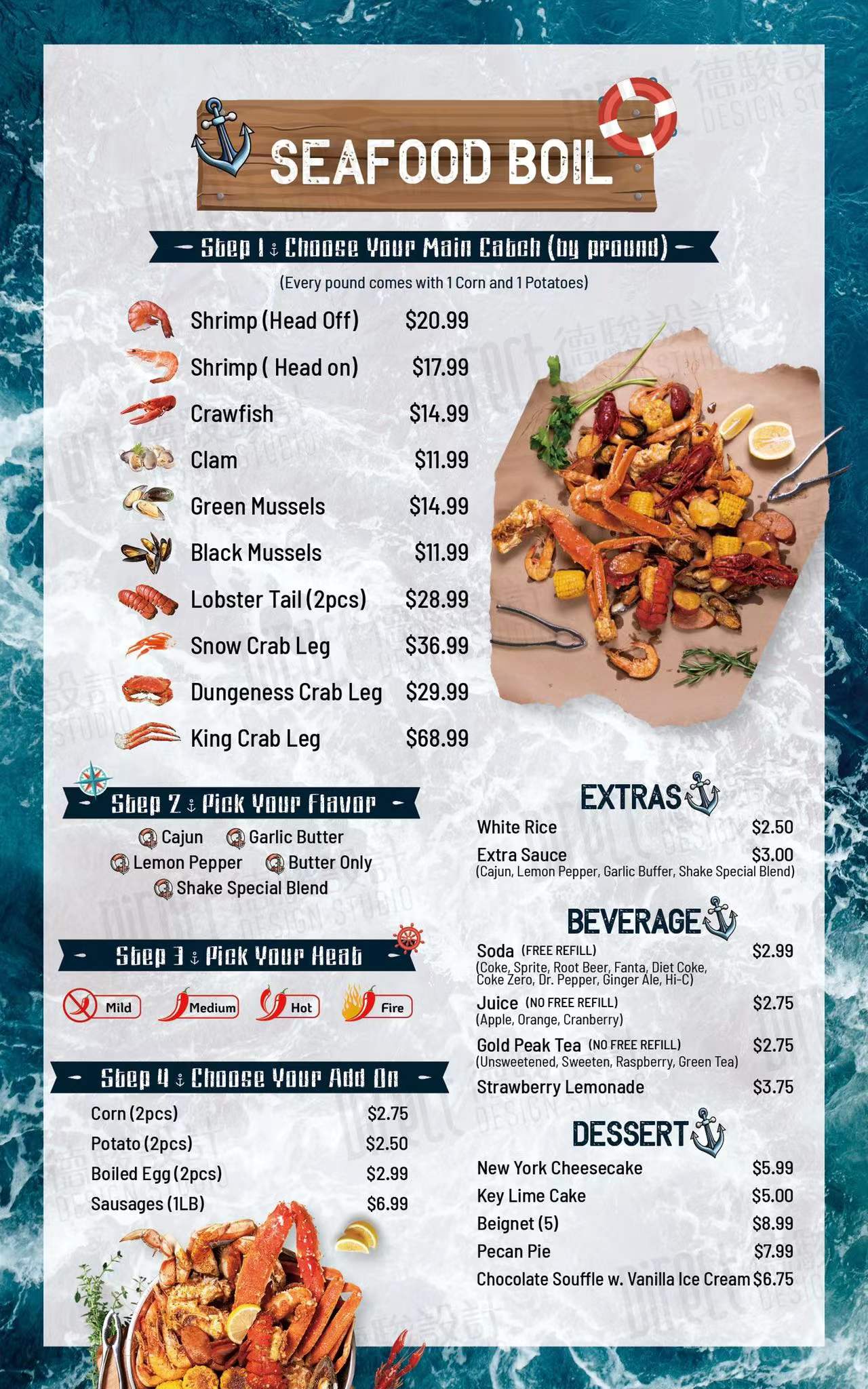 Crab King Cajun Boil & Bar Cajun Restaurant Online Order WA