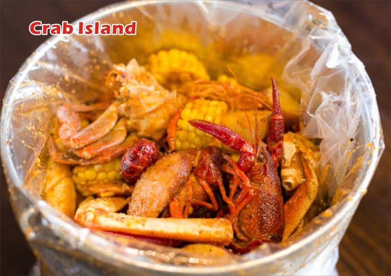 Seafood platter from Crab Island, a sushi and seafood restaurant in Lake Elsinore