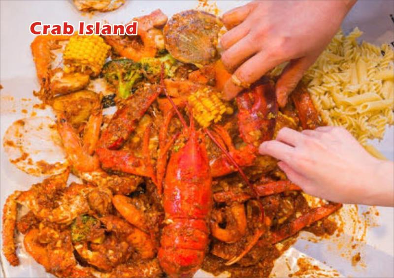 Seafood platter from Crab Island, a sushi and seafood restaurant in Lake Elsinore