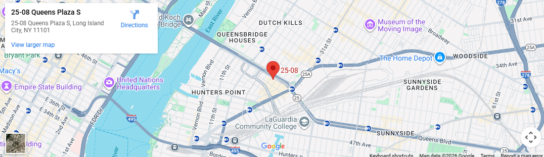 Location 25-08 Queens Plaza S, Long Island City, NY 11101, This link will open in a new tab