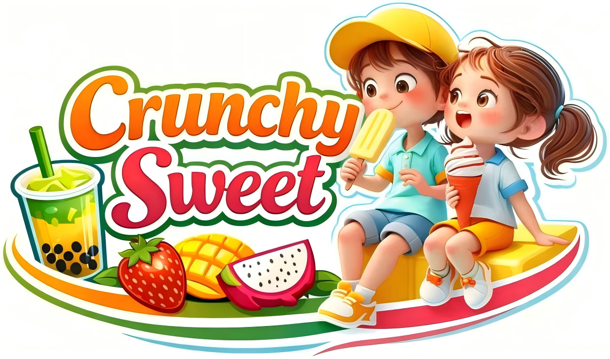 Crunchy Sweet shop logo design at Crunchy Sweet, a Ice Cream Shop in Portland