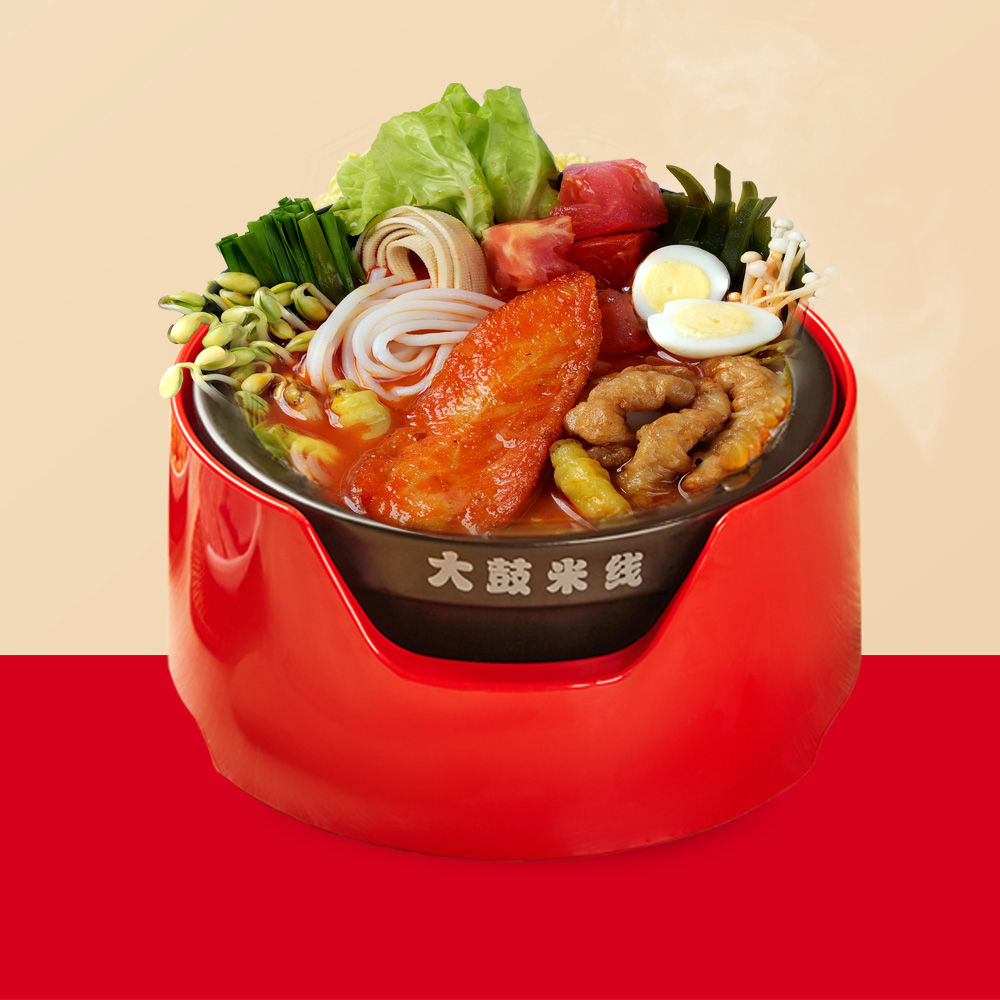 Pickled Pepper Rice Noodles at Dagu Miishiee，a Chinese Noodle House in San Diego