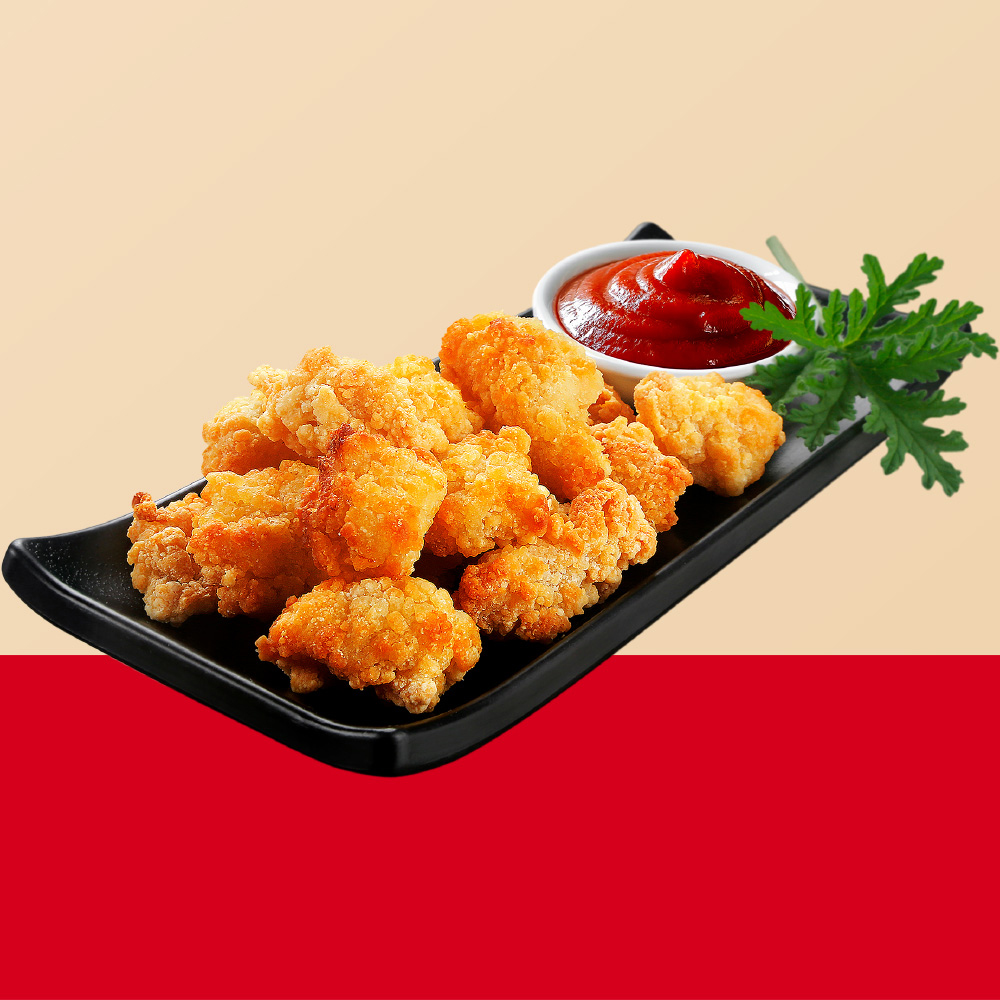 Salt and pepper chicken at Dagu Miishiee，a Chinese Noodle House in San Diego