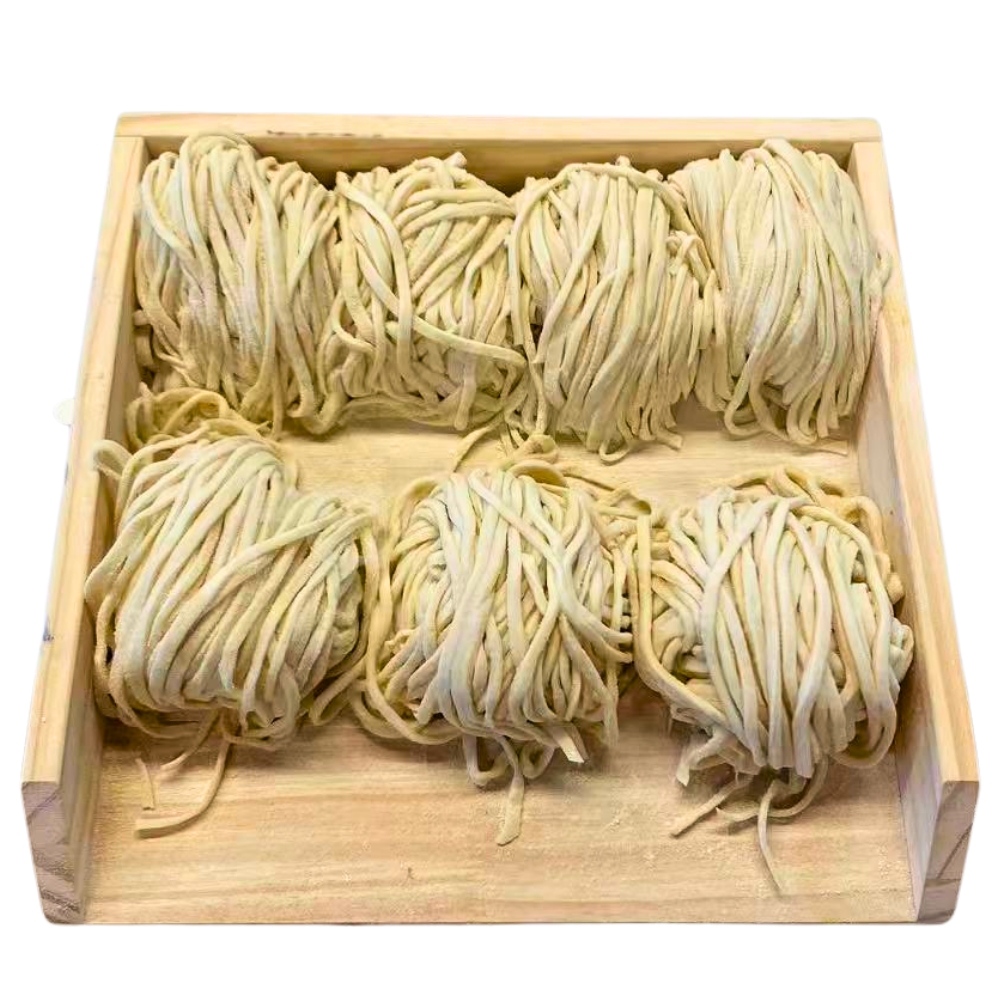 Dan's-Kitchen-Chinese-Restaurant-Fresh-Noodles-Bellevue Freshly prepared noodle bundles at Dan's Kitchen, a Chinese Restaurant in Bellevue