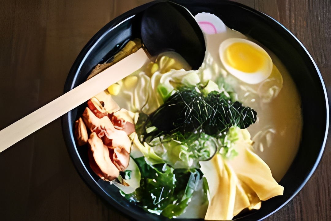 Ramen with rich broth, egg, and assorted toppings at Dan Zai Ramen & Sushi House, a Asian Fusion Restaurant in Green Brook Township