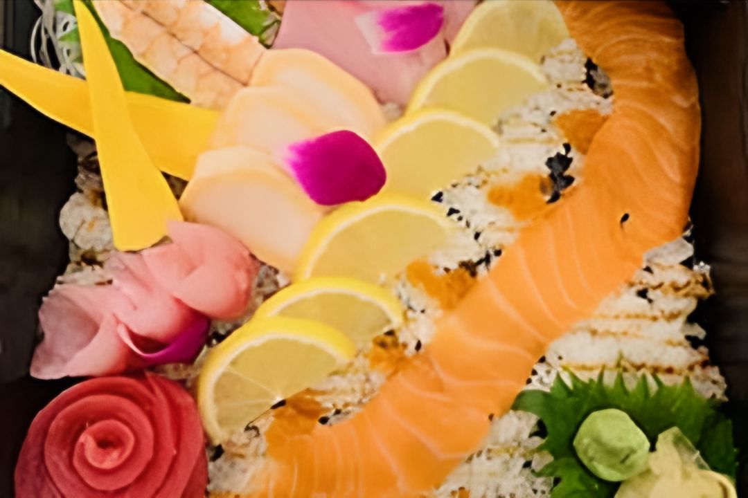 Assorted sashimi platter with fresh fish slices at Dan Zai Ramen & Sushi House, a Asian Fusion Restaurant in Green Brook Township