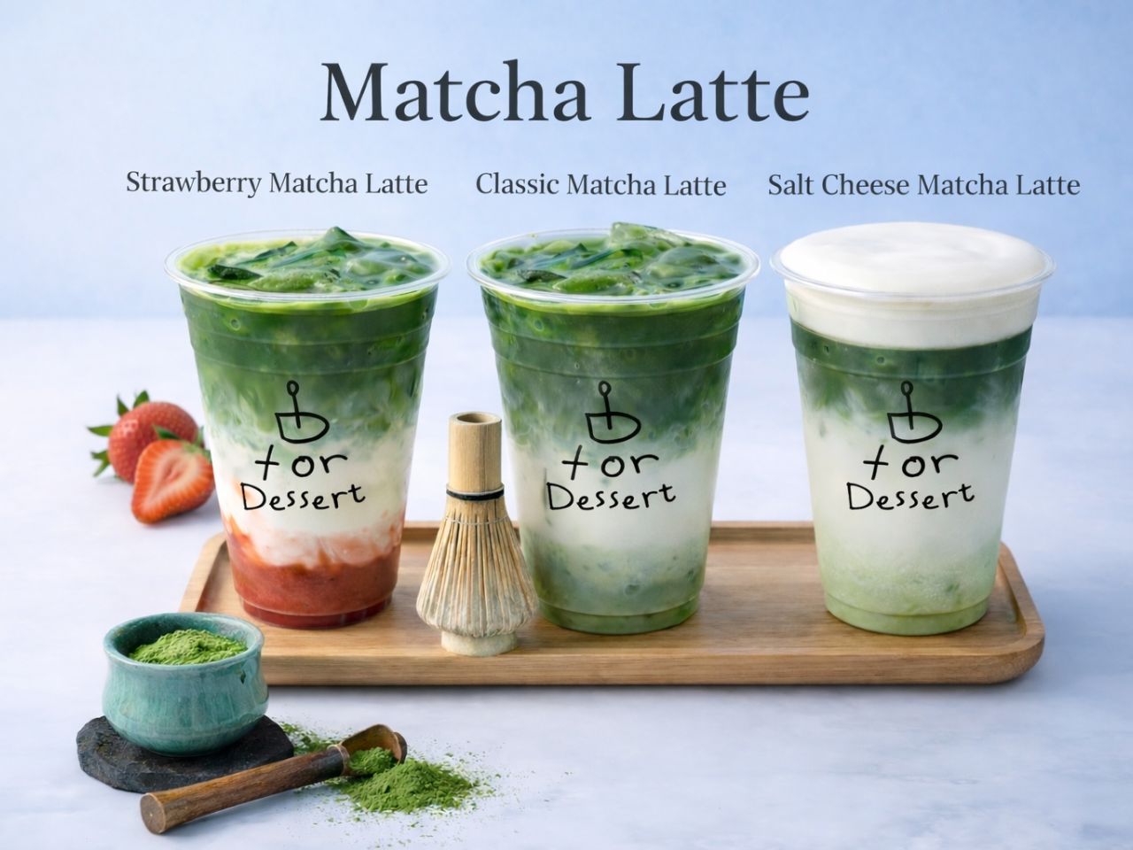 Platter with taro, cheese and strawberry snow ice desserts at D For Dessert, a Coffee & Cake Shop in Hollywood