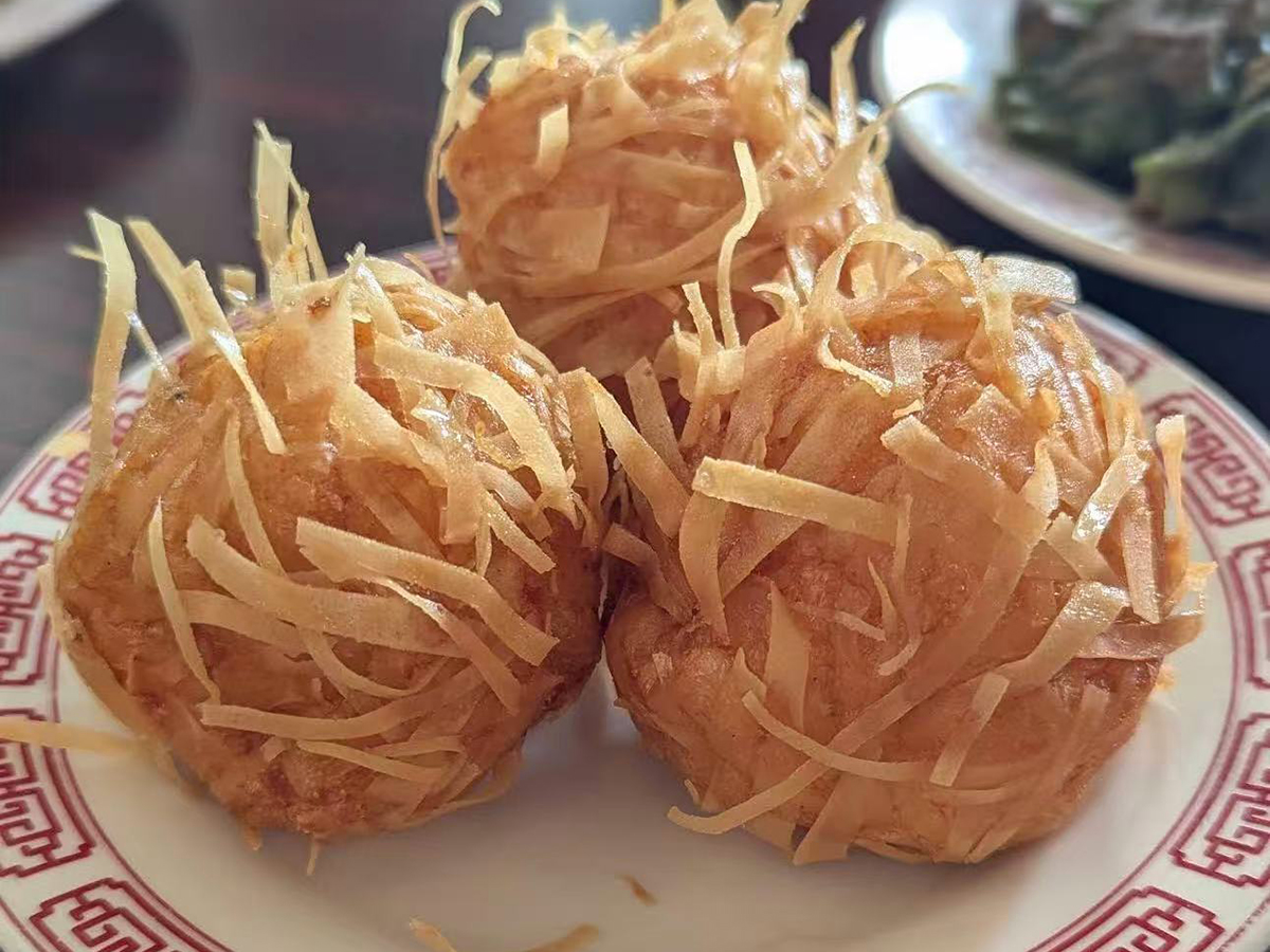 Dim-Sum-Express-Chinese-Restaurant-Deep-Fried-Shrimp-Balls-with-Vermicelli-Palm-Coast Deep - Fried Shrimp Balls with Vermicelli at Dim Sum Express, a Chinese Restaurant in Palm Coast