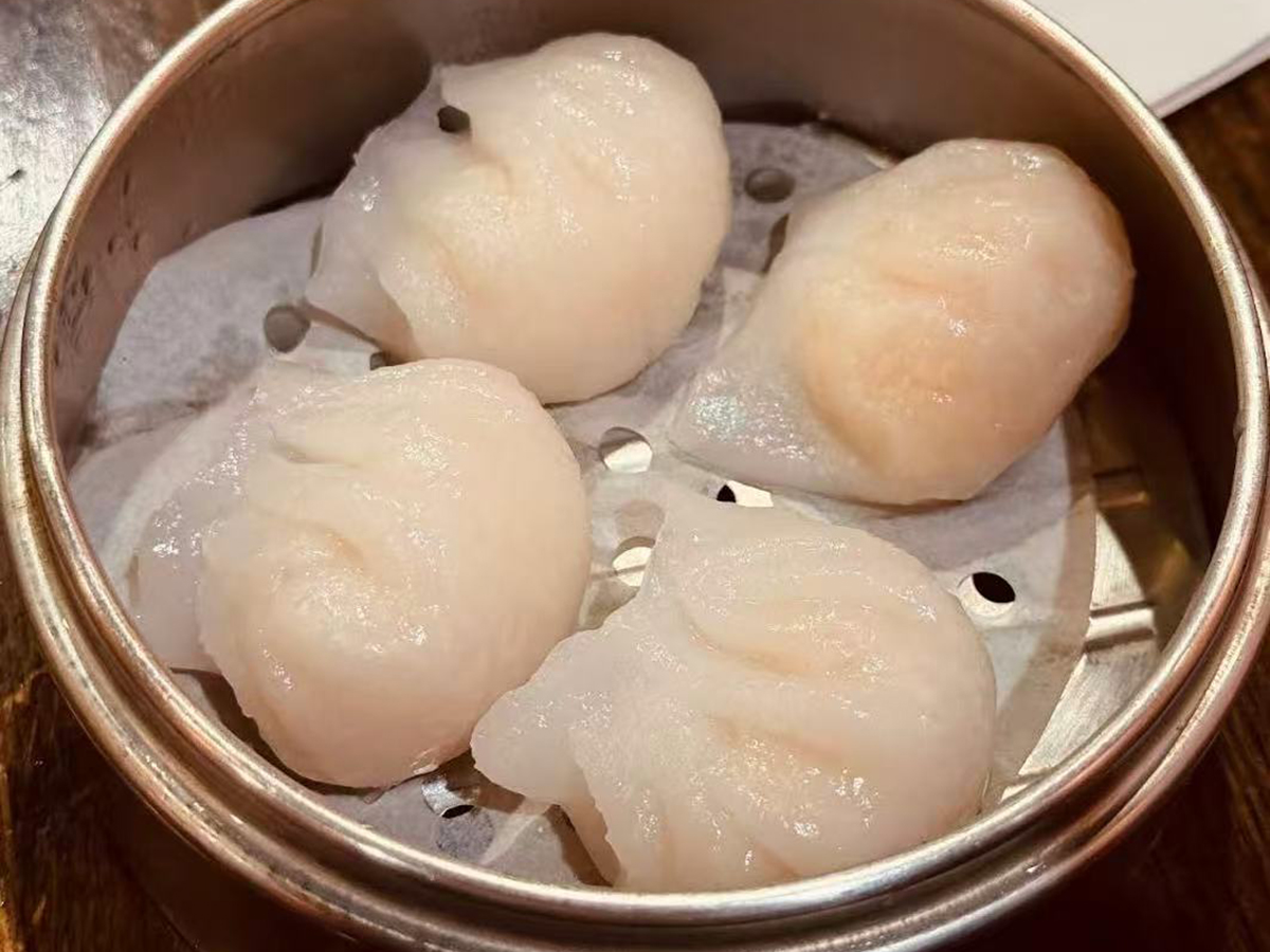Dim-Sum-Express-Chinese-Restaurant-Steamed-Shrimp-Dumplings-Palm-Coast Steamed Shrimp Dumplings at Dim Sum Express, a Chinese Restaurant in Palm Coast