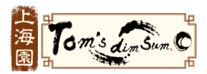 Chinese brush style restaurant logo at Tom's Dim Sum, a Dim Sum Restaurant in PA