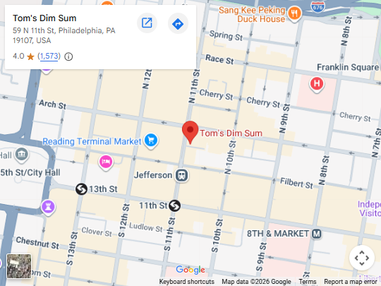 Location, 59 N 11th St, Philadelphia, PA 19107, United States Location, 59 N 11th St, Philadelphia, PA 19107, United States