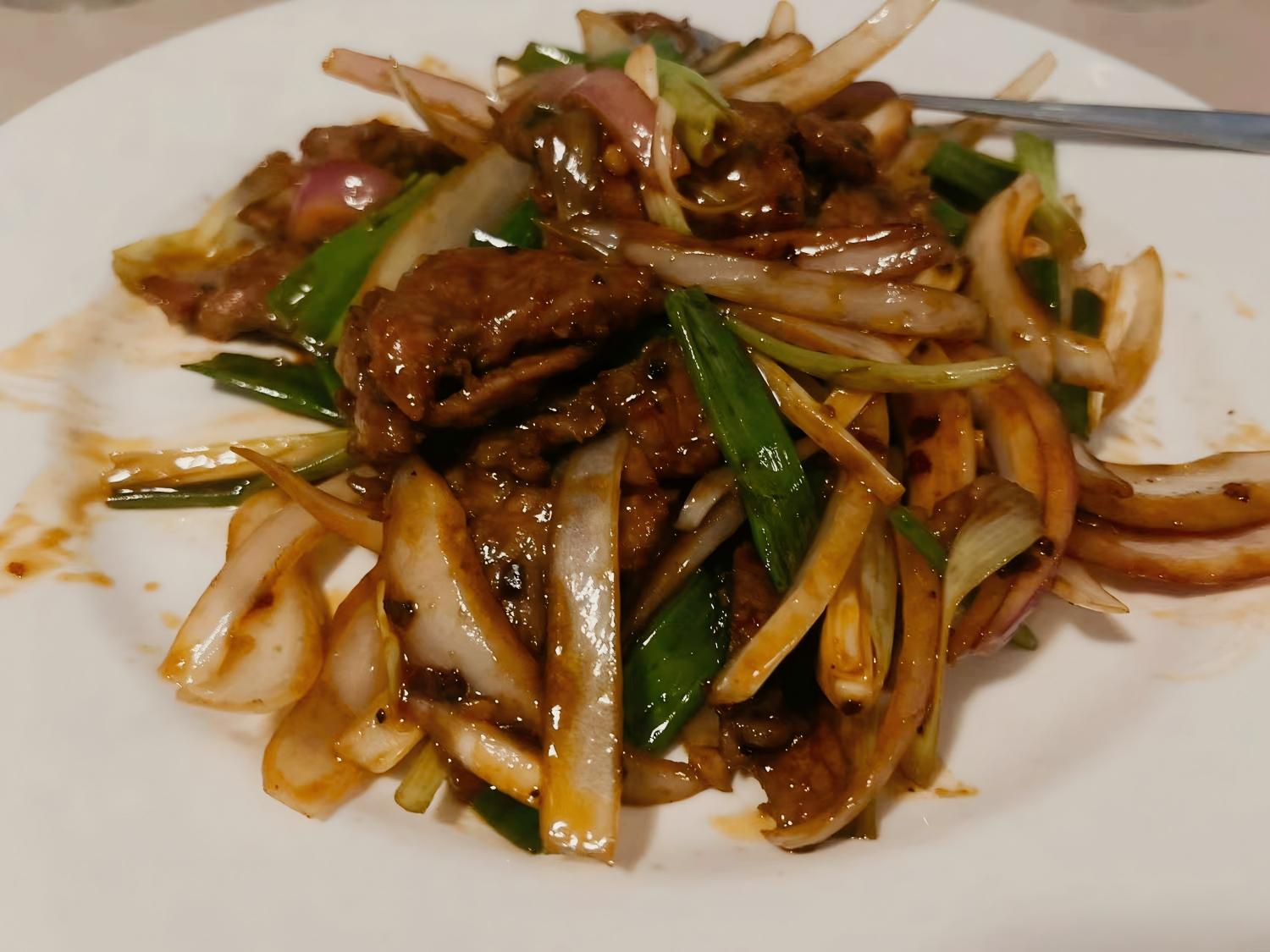 Stir-Fried Beef with Onion at Ding Asian Cuisine Asian Restaurant in Riverview