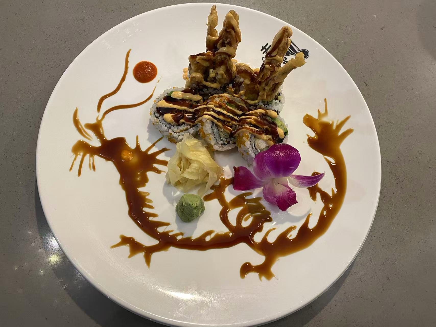 Dragon Roll at D&J Asian Fusion Asian Restaurant in Peabody