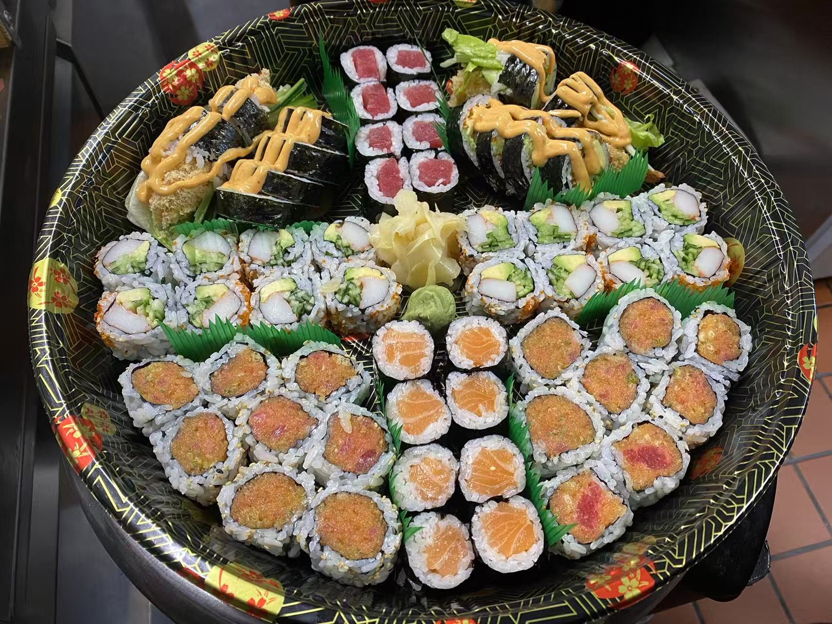 Assorted Sushi Platter at D&J Asian Fusion Asian Restaurant in Peabody