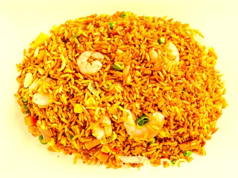 Fried rice with shrimp, veggies and savory seasoning at Dragon 88, a Chinese Restaurant in Conception Bay South