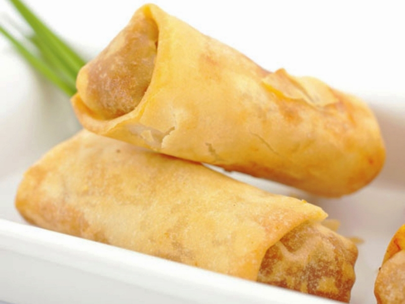 Crispy fried spring rolls with savory filling at Dragon 88, a Chinese Restaurant in Conception Bay South