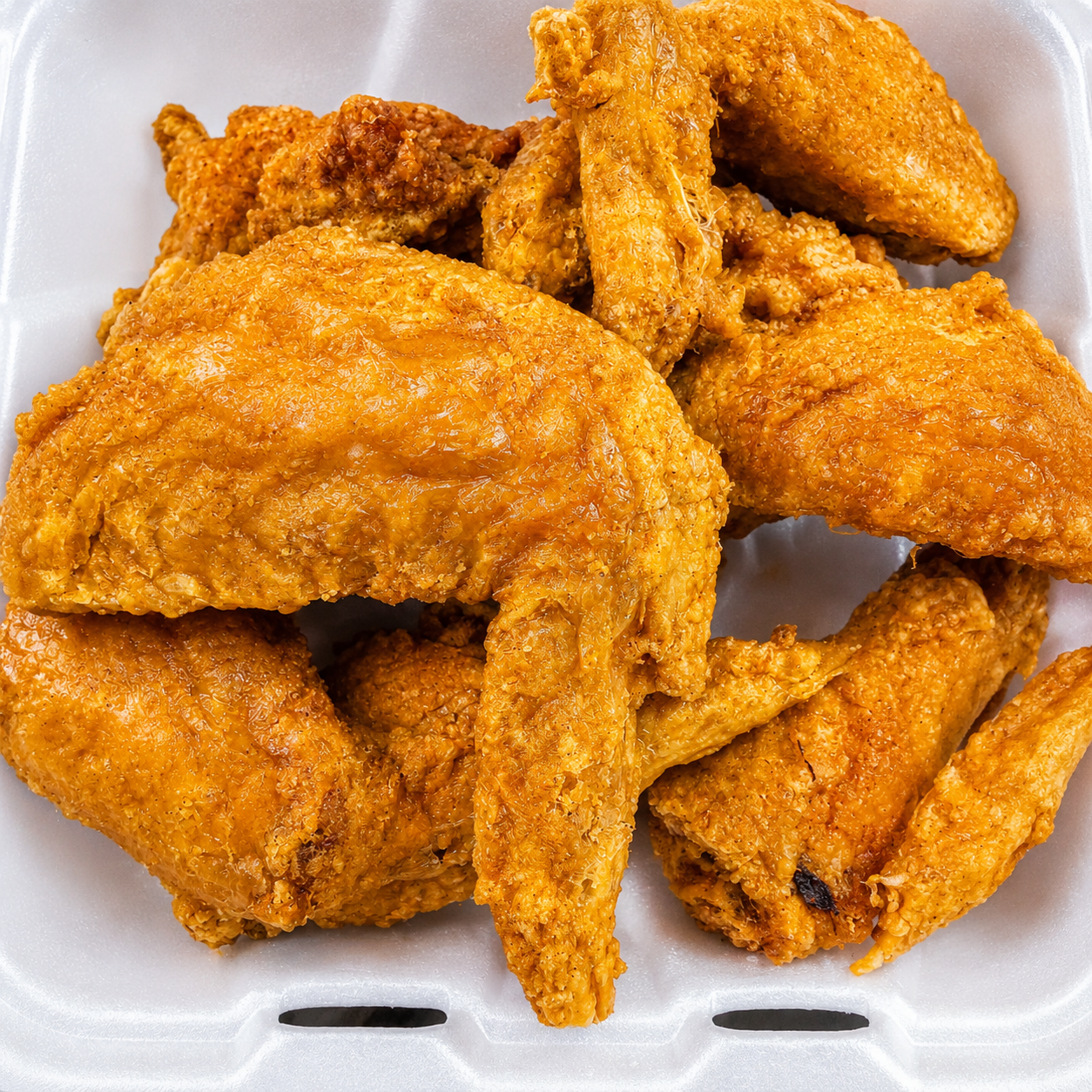 Crispy fried chicken wings at Dragon Express, a Chinese Restaurant in Augusta