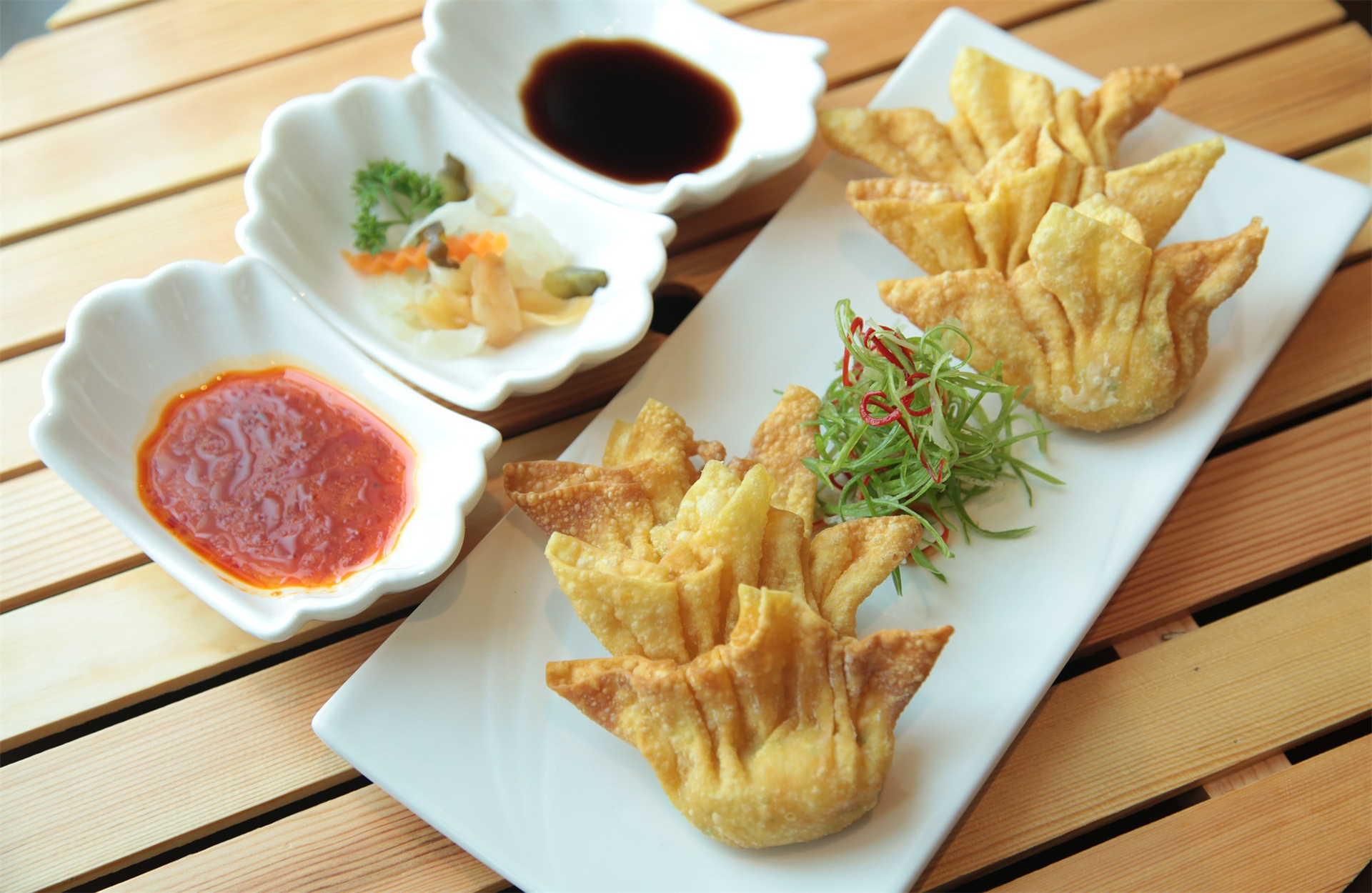 Crab Ragoon at Dragon One, Chinese Restaurant in New York