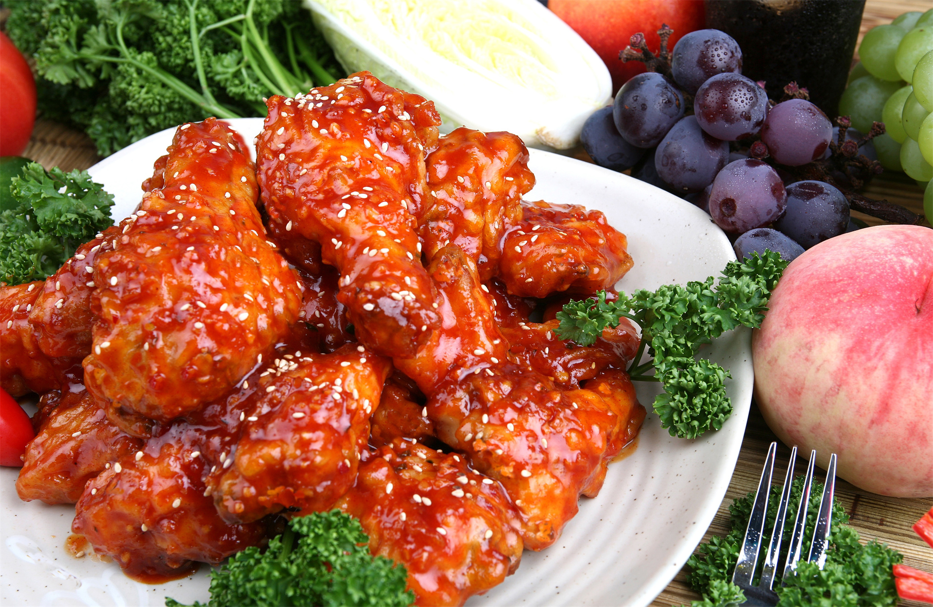 General Tso's Chicken at Dragon One, Chinese Restaurant in New York