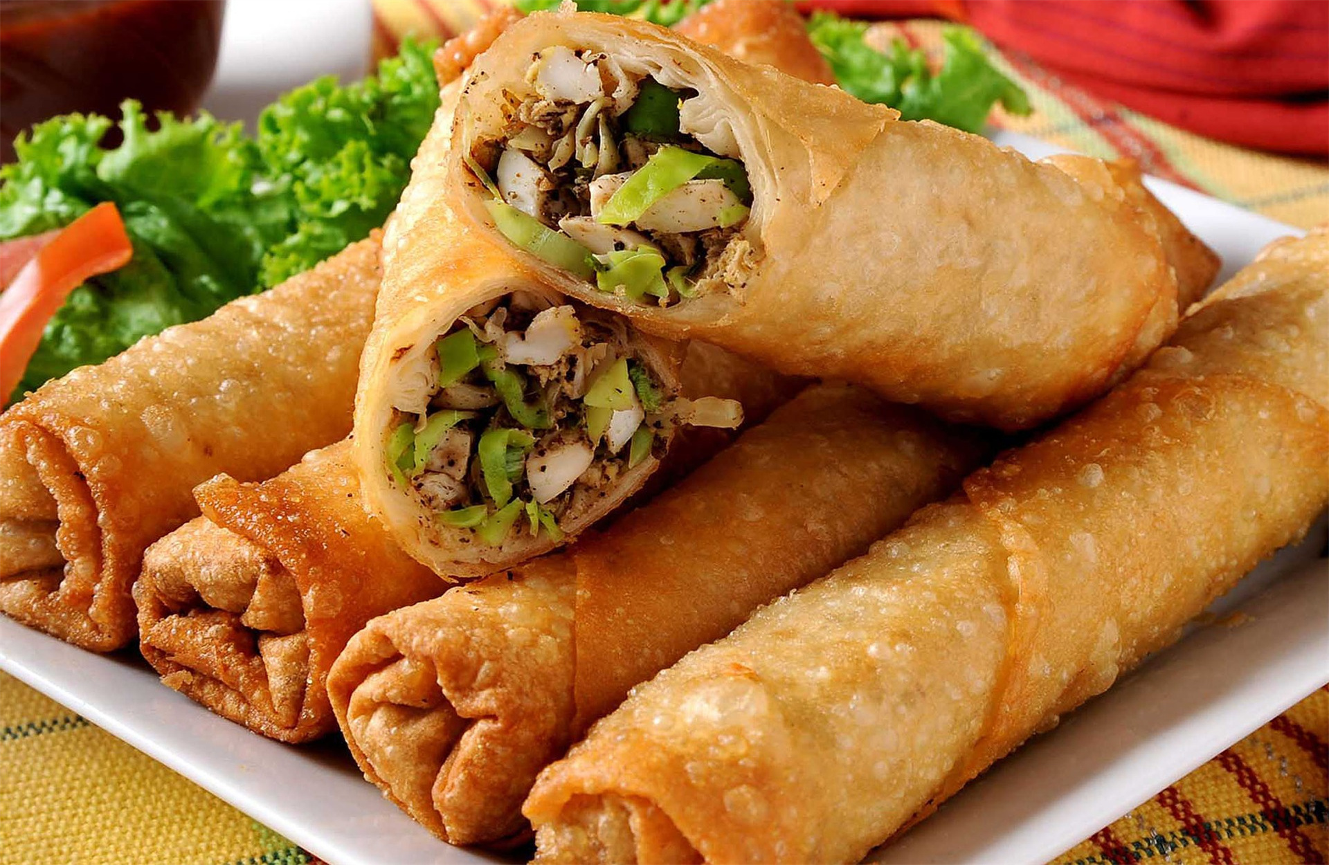 Spring Roll at Dragon One, Chinese Restaurant in New York