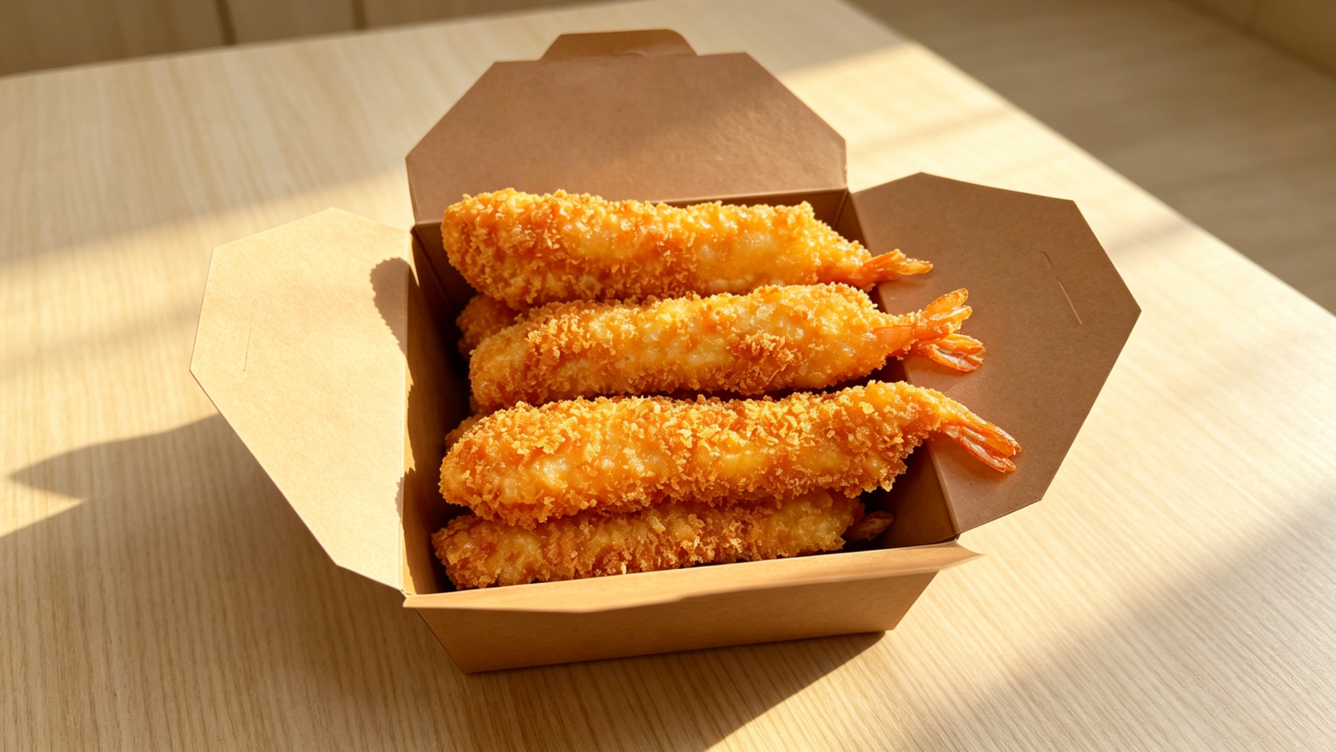Prawns lightly coated in batter and deep-fried, typically served as eight pieces at Dragon Palace, a Chinese Restaurant in Vacaville