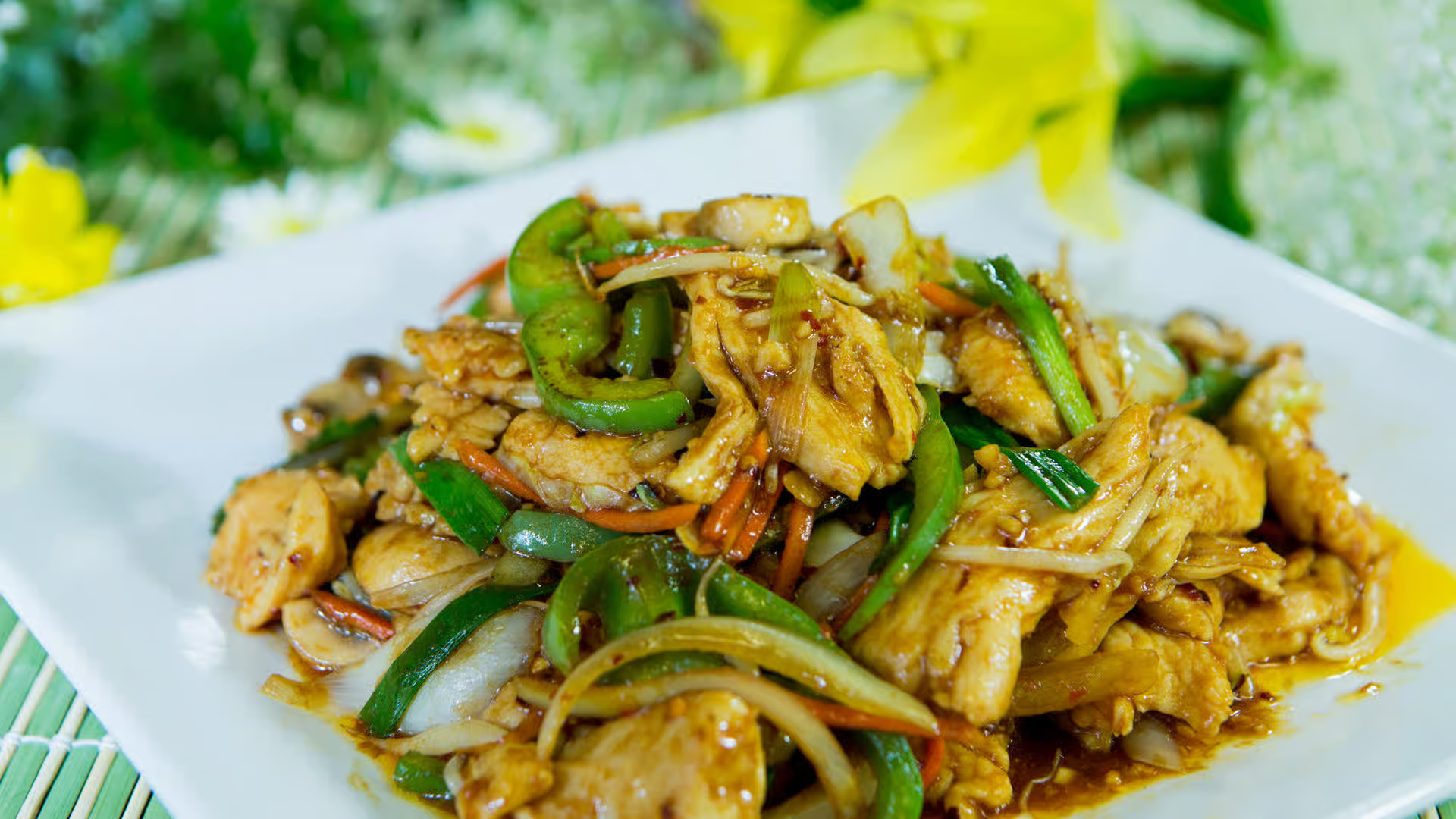 Szechuan Chicken at Dragon Palace, Chinese Restaurant in Tinley Park