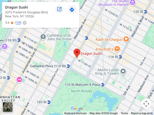 Location, 2072 Frederick Douglass Blvd, New York, NY 10026