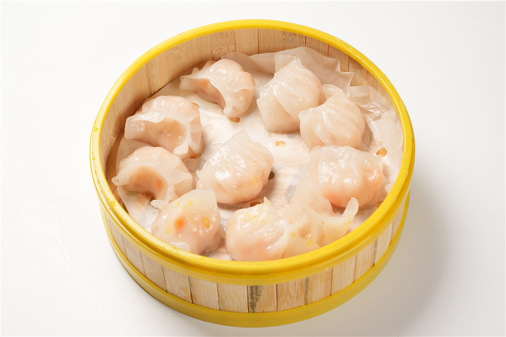 Har gow (shrimp dumplings) at Dumpling Delight, a Chinese Restaurant in Millbrae