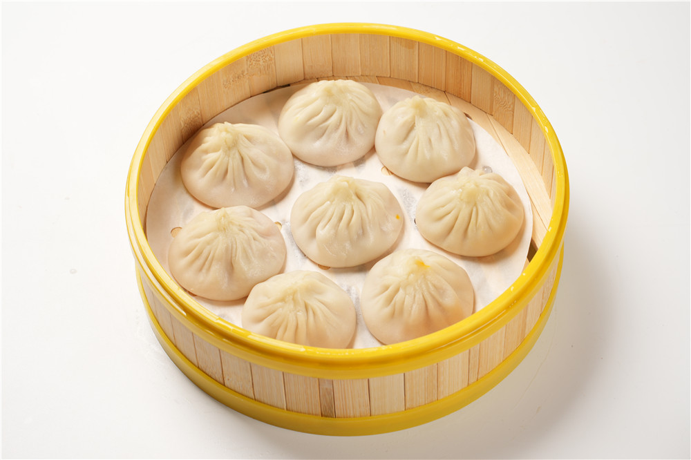 Xiaolongbao (soup dumplings) at Dumpling Delight, a Chinese Restaurant in Millbrae