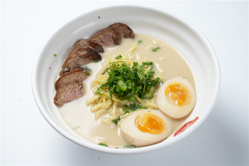 Beef ramen with egg at Dumpling Delight, a Chinese Restaurant in Millbrae