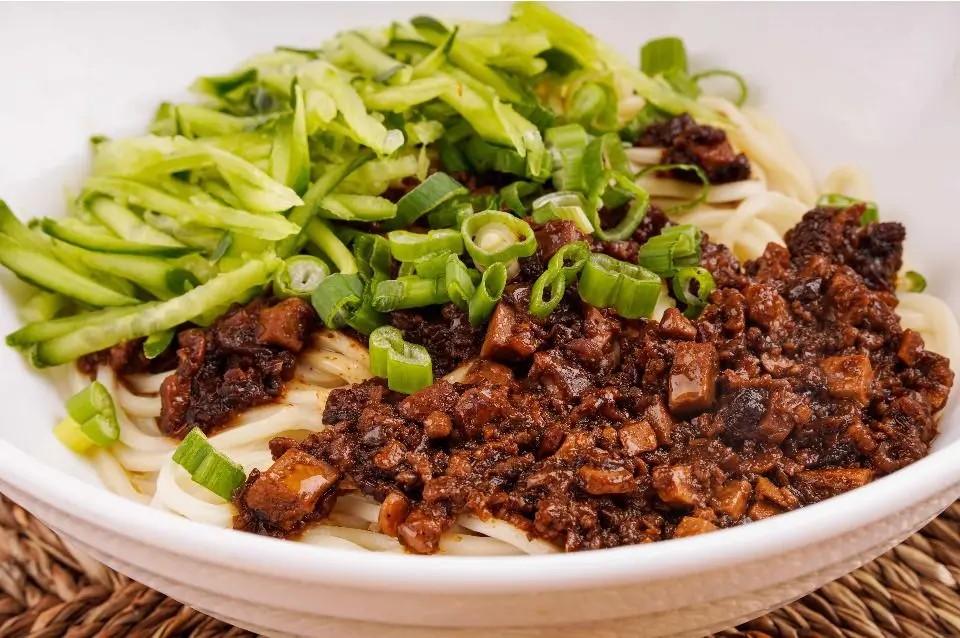 SOYBEAN PASTE NOODLE at Dumpling Mix, a Chinese restaurant in Redondo Beach