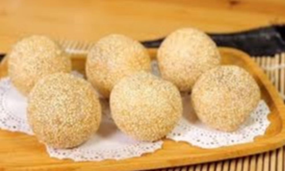 Sesame ball from Dumpling Noodle House, a Chinese restaurant in Concord