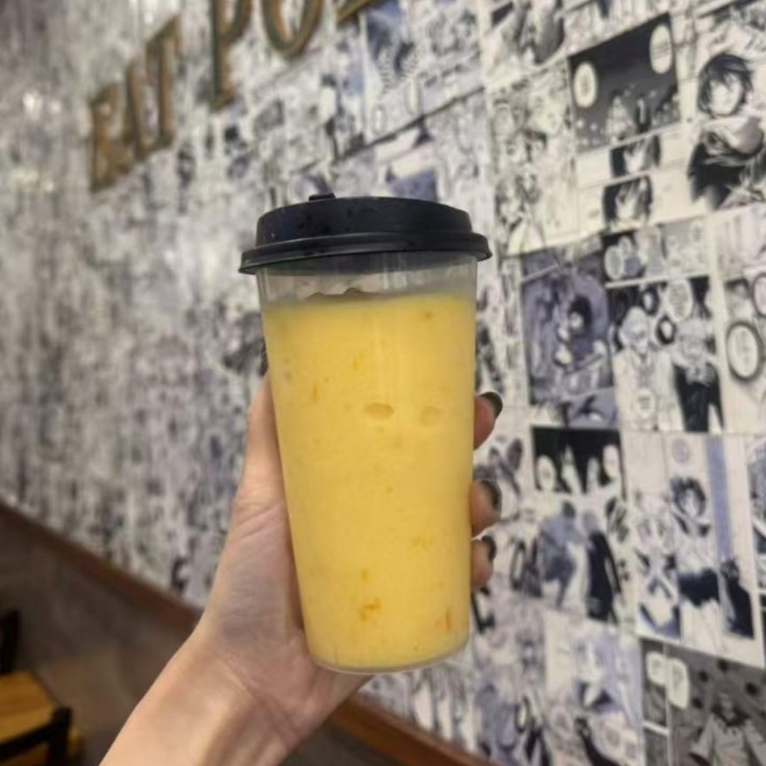 Rich and icy refreshing mango blend