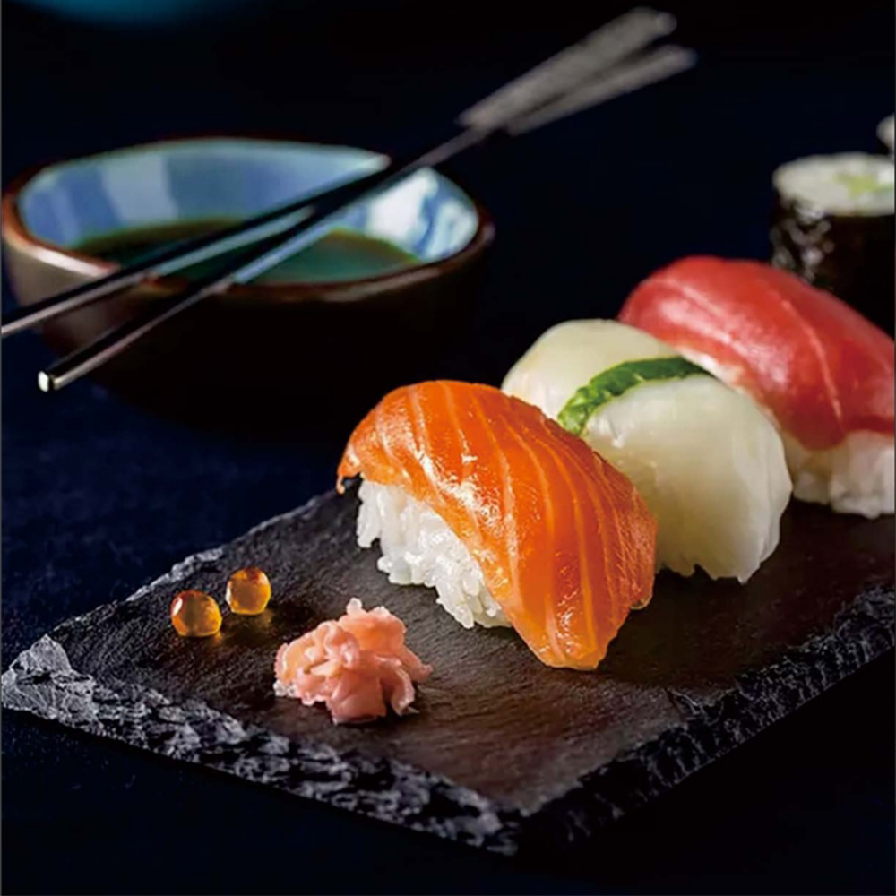 Sushi platter from Edo Ichi Sushi Hibachi Steakhouse, a Japanese restaurant in Wethersfield