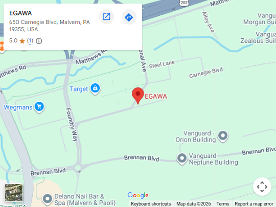 Location, 650 Carnegie Blvd, Malvern, PA 19355, United States