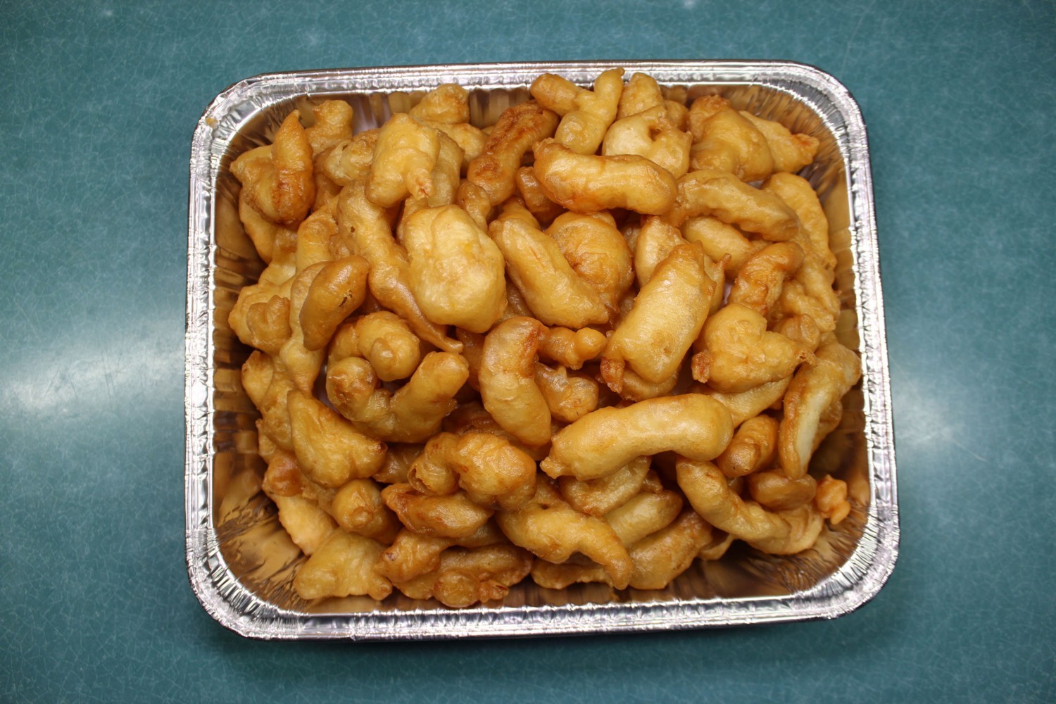 Plain crispy batter-fried tender chicken chunks at Elgin Buffet, a Buffet Restaurant in Elgin