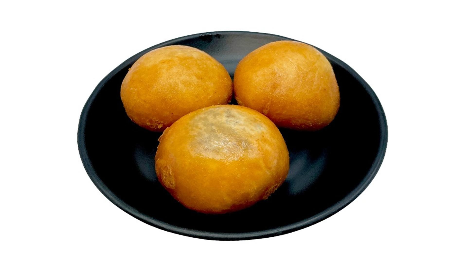 Fried taro balls with golden crust at E Noodle, a Chinese Restaurant in Brooklyn