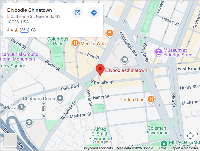 Location, 5 Catherine St, New York, NY 10038 Location, 5 Catherine St, New York, NY 10038