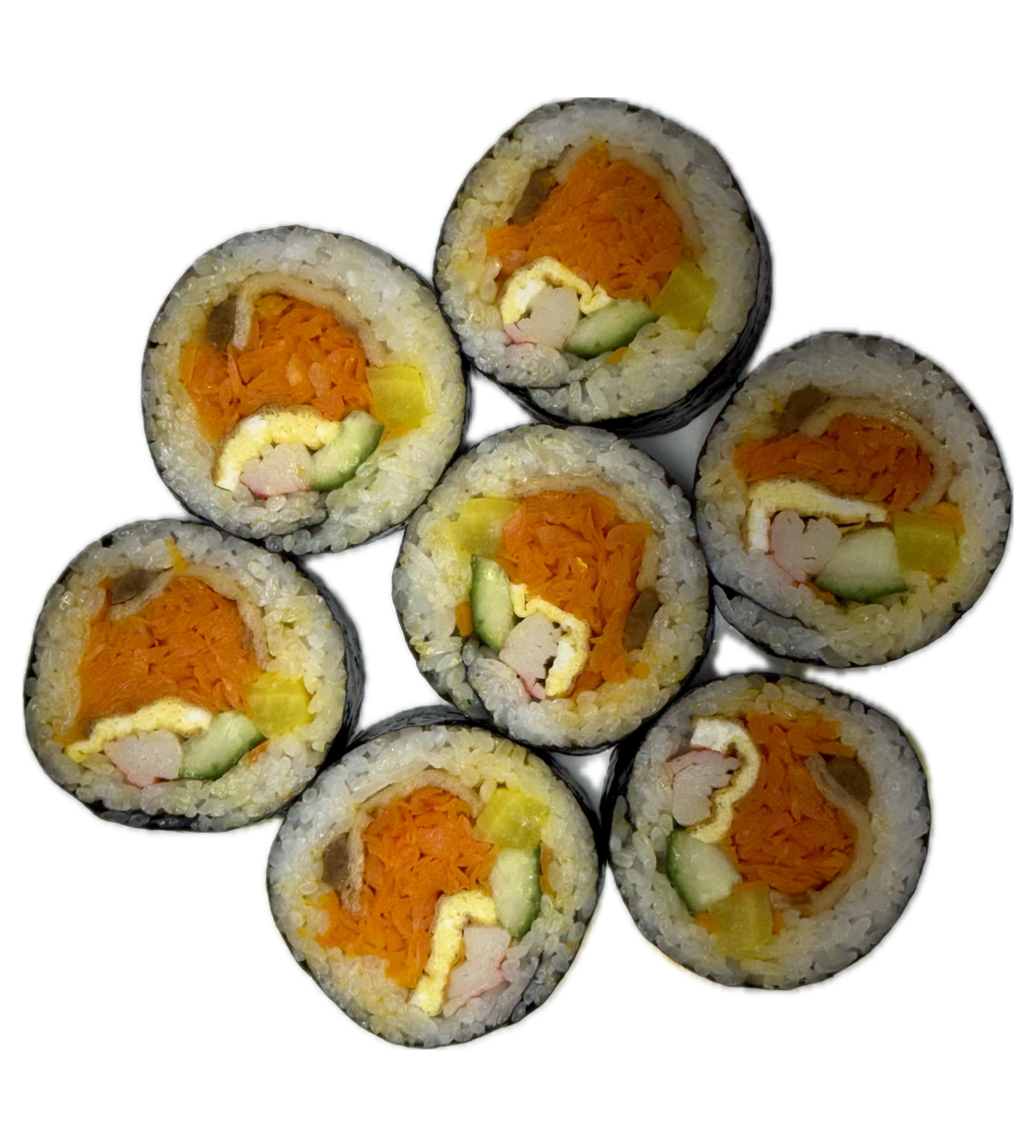 Veggie kimbap from Eomma Taste Korean restaurant in Quincy