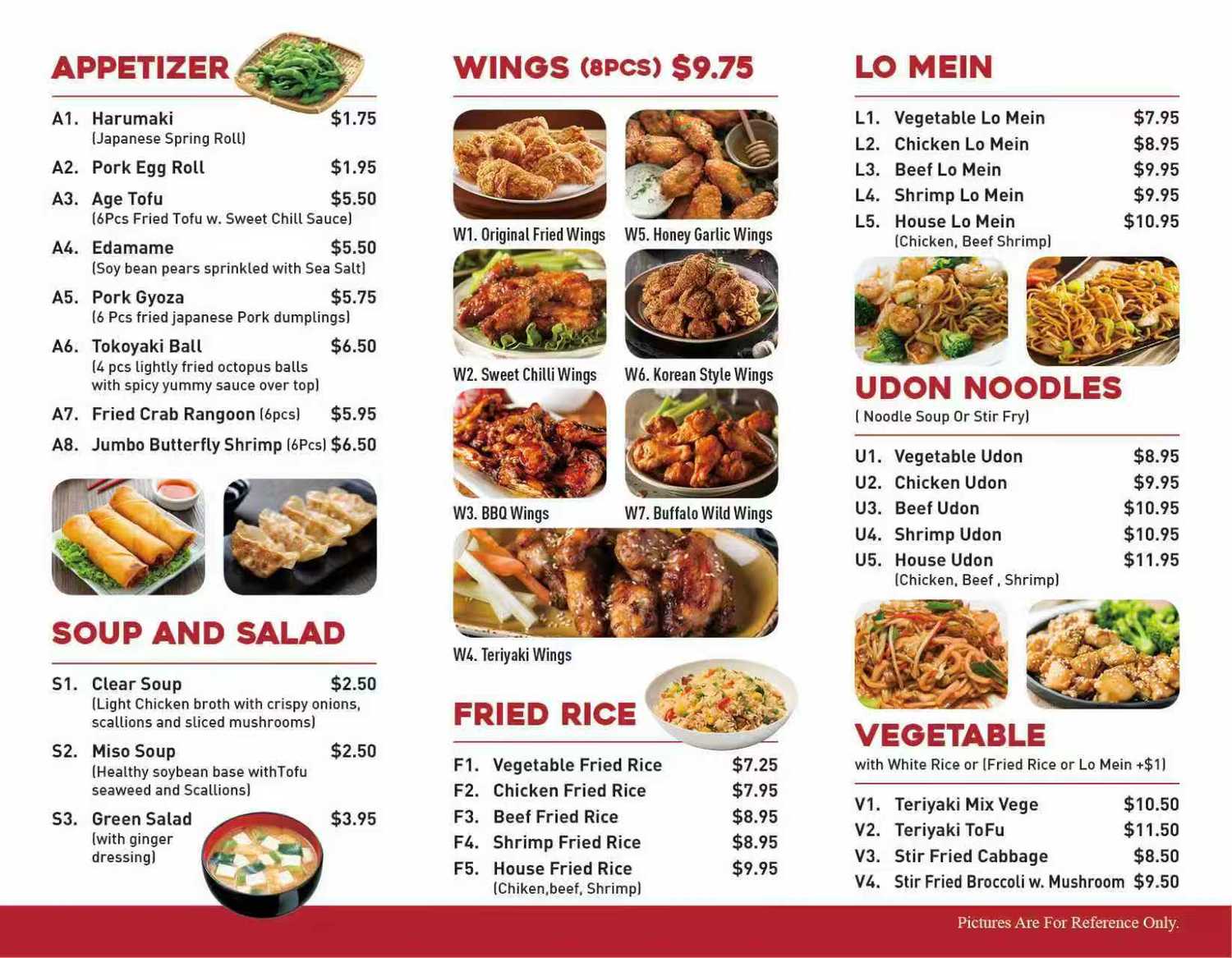 EZ YUMMY FOOD Chinese Restaurant Menu Page 2