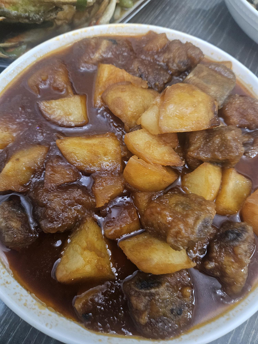 Fujian "Litchi Meat", named for its litchi - like shape, with a savory and sweet taste at Fang's Wok，a Asian Restaurant in Plano
