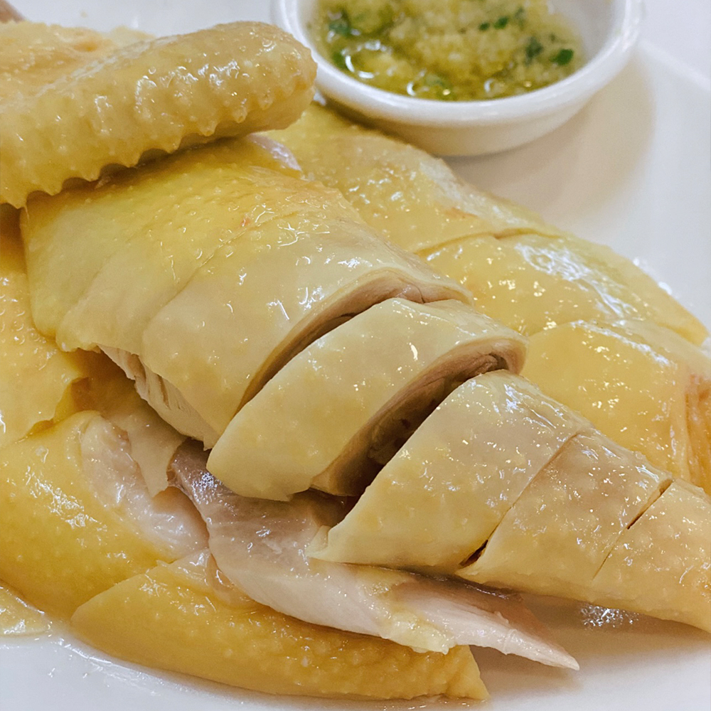 Hainanese chicken served at Fat Boy Roasted Delights Chinese restaurant in Modesto.